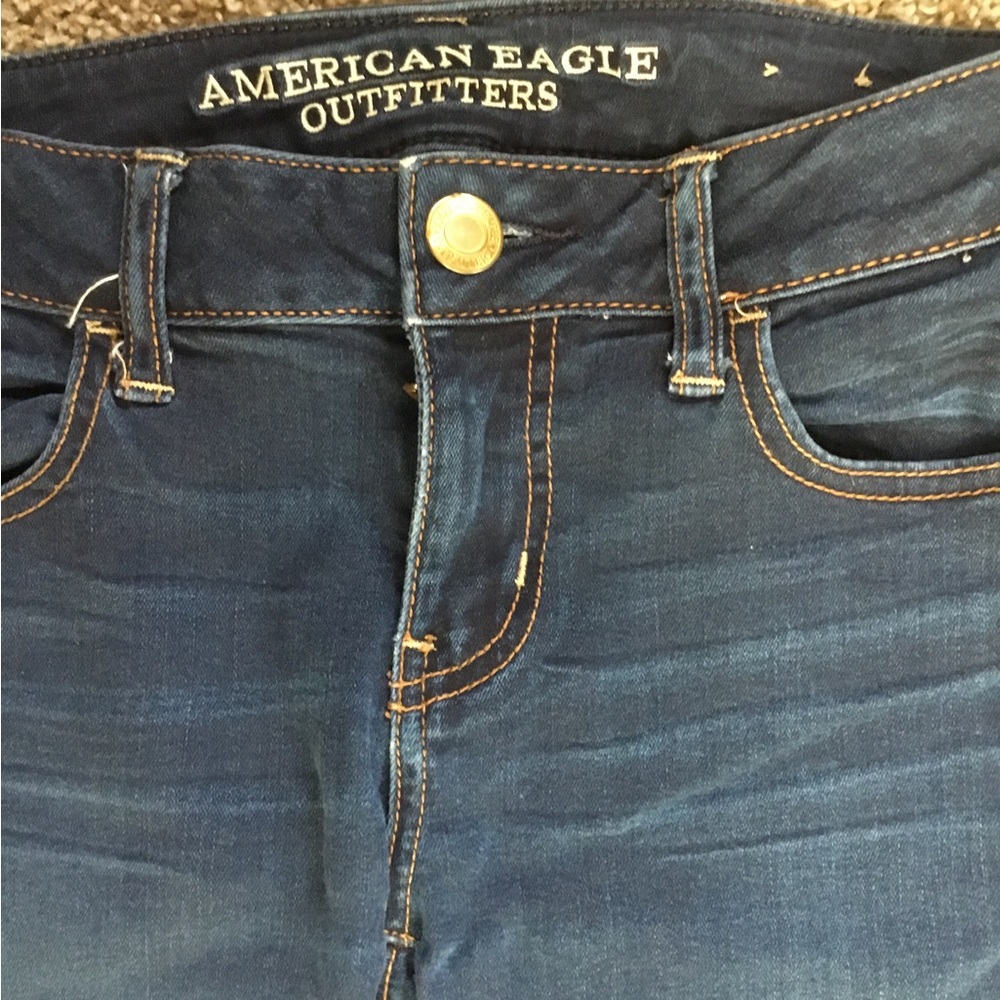 AEO Super Stretch Denim Cigarette Jean Jeggings - Picture 4 of 5